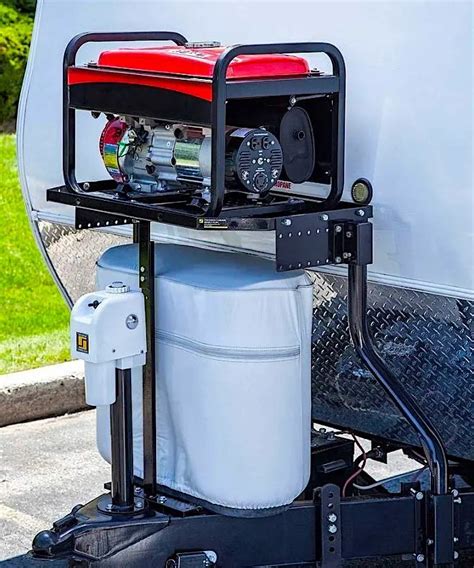 trailer bumper generator mount